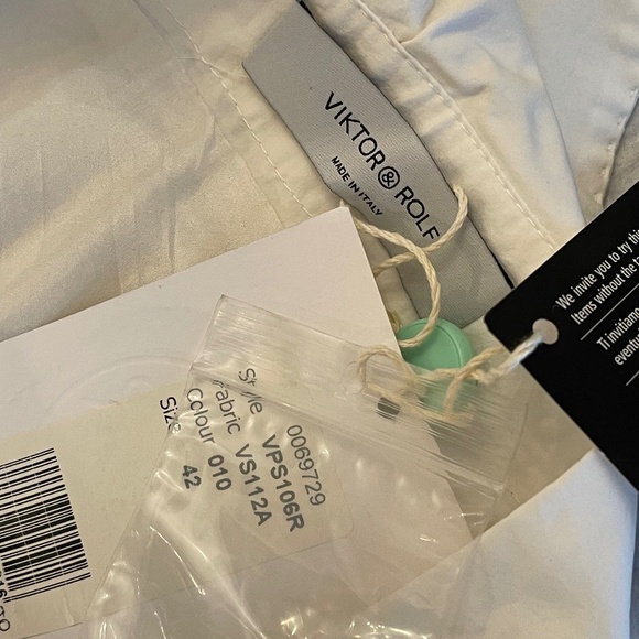 NWT! Viktor And Rolf Ruffle Front Skirt IT 42 - Picture 7 of 15